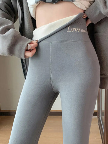 Airchics leggings slim fitness unicolore molleton taille haute femme casual mode